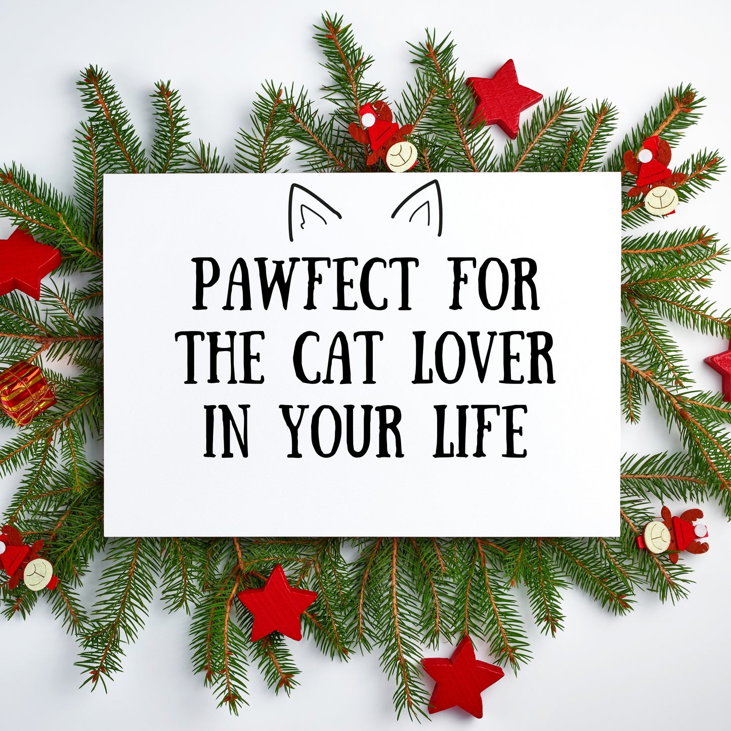 Bengal Cat Christmas Card