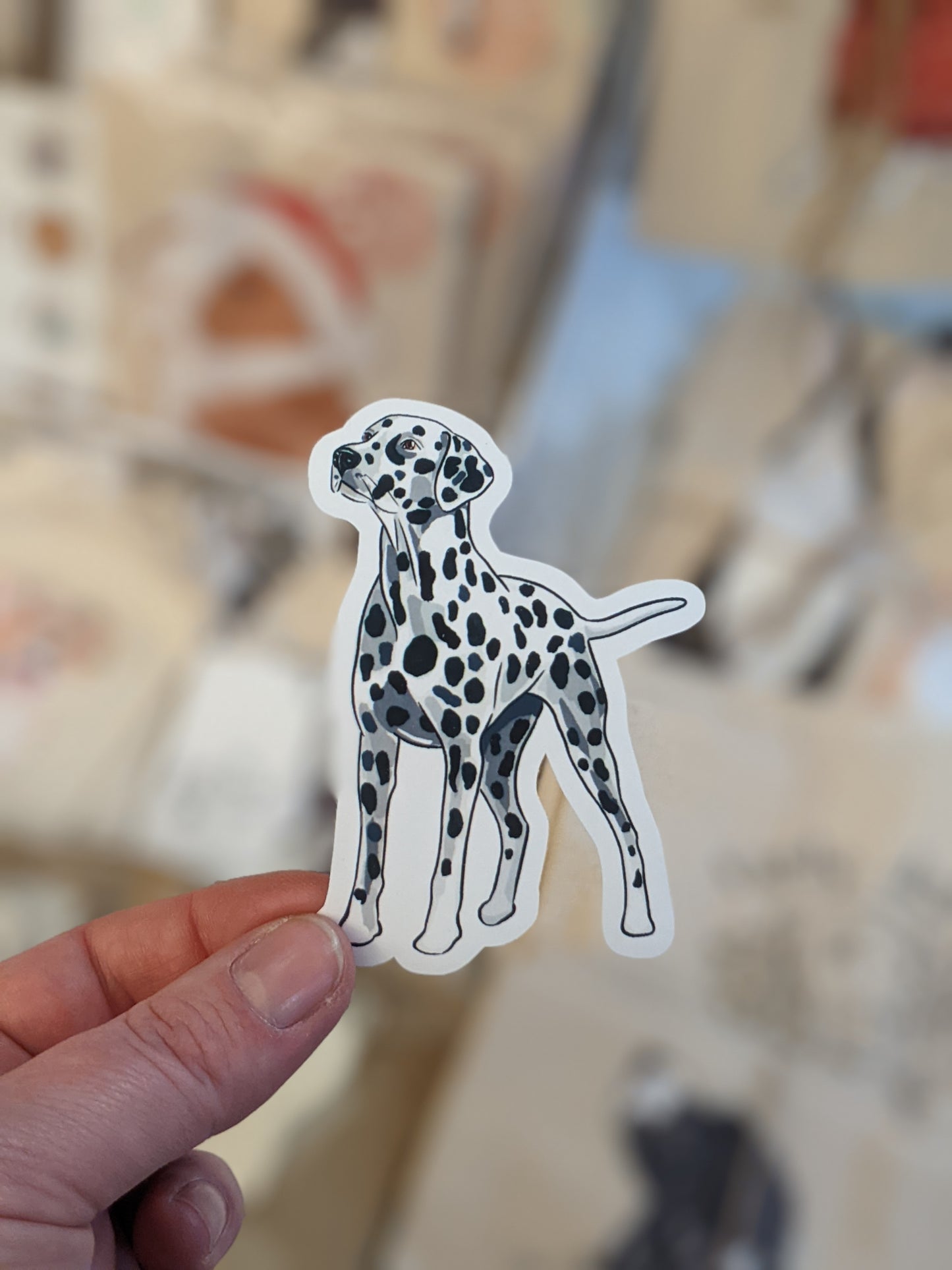 Dalmatian Dog Sticker