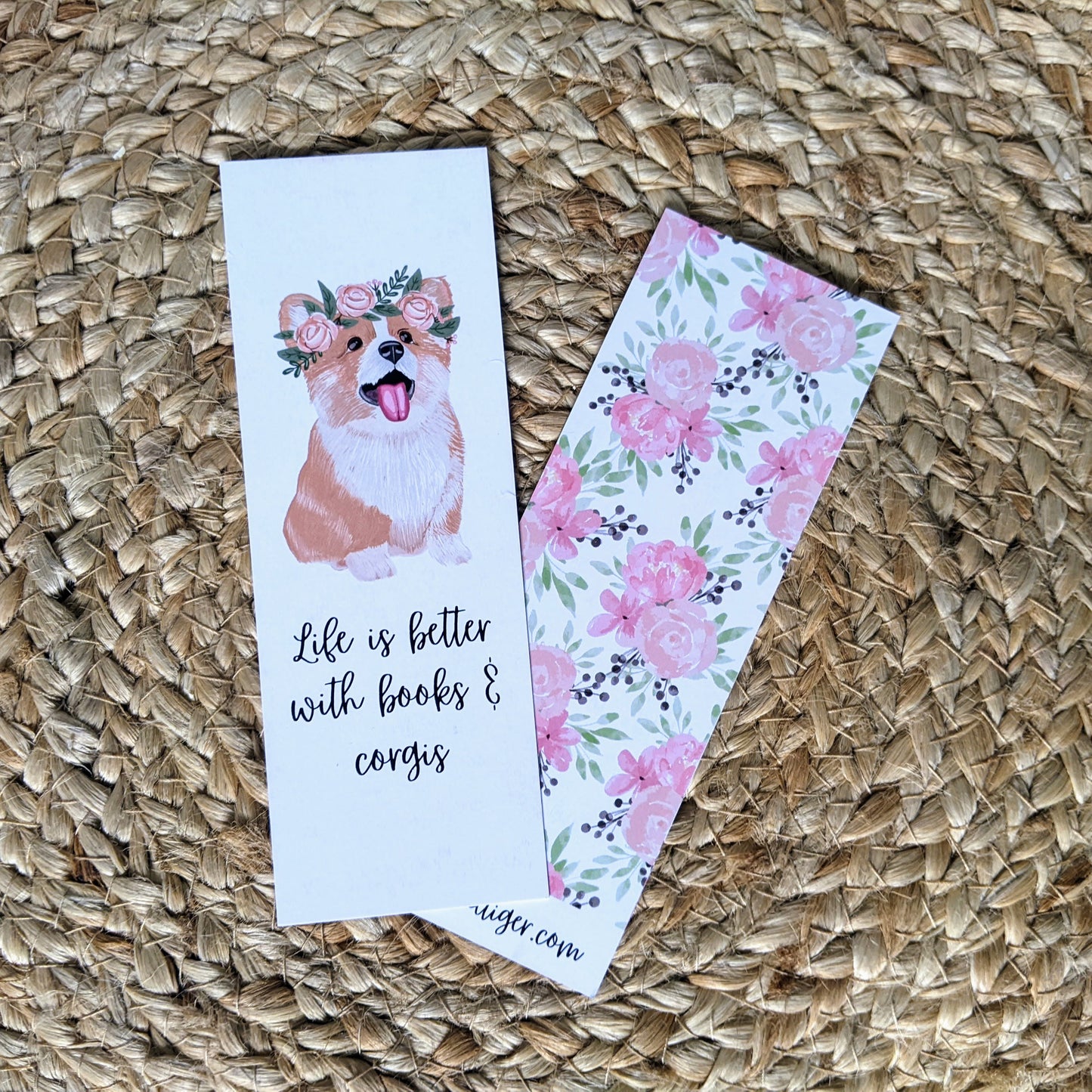 Corgi Bookmark - Great Gift for Dog Book Lover!
