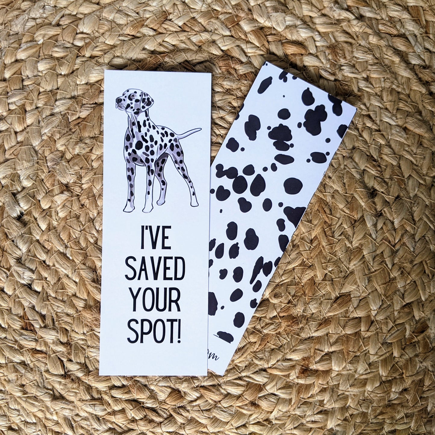 Dalmatian Bookmark - Great Gift for Dog Book Lover!
