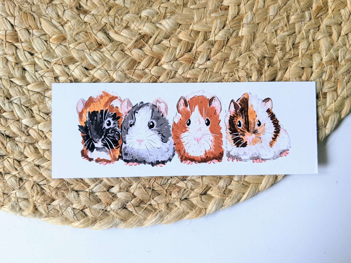 Guinea Pig Bookmark - Great Gift for Book Lover!