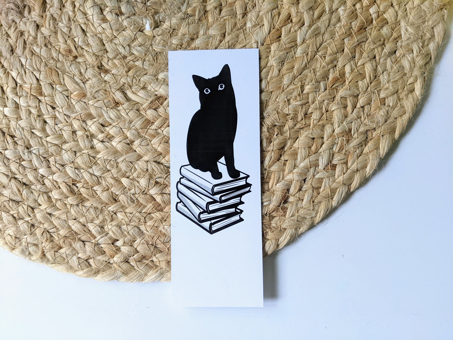 Black cat bookmark